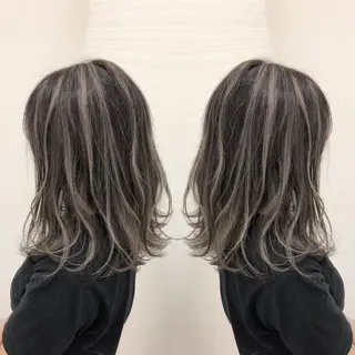 ミディアム カラー 得能 雅人のヘアスタイル