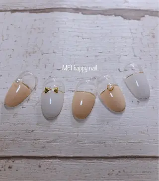 ネイル 北浦和 自爪育成ケアのネイルデザイン