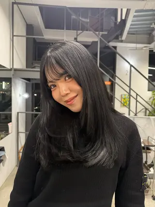 ロング ブリーチリタッチ モデル募集/愛紗のヘアスタイル