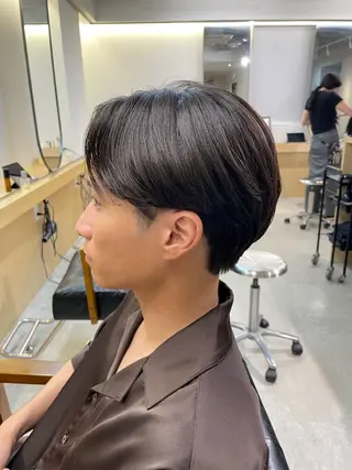 ショート パーマ メンズ マエダ リョウのヘアスタイル