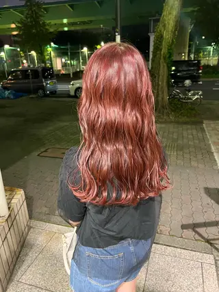 ロング カラー 舟橋耀/ブリーチカラ ー/レイヤーカットのヘアスタイル