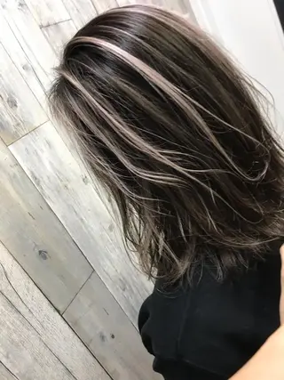 ミディアム カラー パーマ ヘアアレンジ メンズ キッズ Forest. -髪質改善-のヘアスタイル