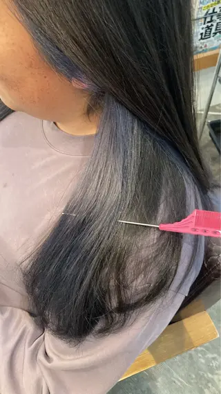 カラー 【透明感カラー】 上村響月のヘアスタイル