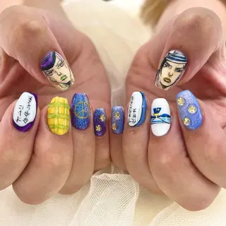 ミディアム 池袋痛ネイル Nok. 渡辺のネイルデザイン