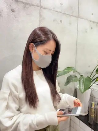 ロング カラー newi赤羽 HINATAのヘアスタイル