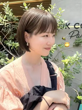 ショート カラー 田部 勇斗のヘアスタイル