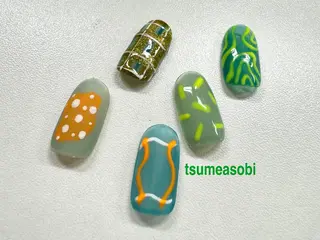 ネイル tsumeasobi所属・tsumeasobi 🪬macoのネイルデザイン