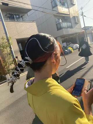 ヘアアレンジ MOLLASALON 浅香山店所属・髪質改善カラー 縮毛矯正🤍辻桃加のヘアスタイル