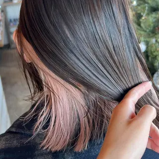 ミディアム カラー 透明感カラー/パーマ 🌀アオノのヘアスタイル