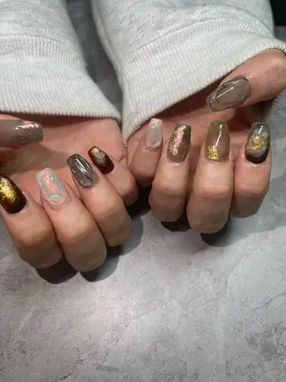 ミディアム Statice所属・YUNA FUKUDAのネイルデザイン