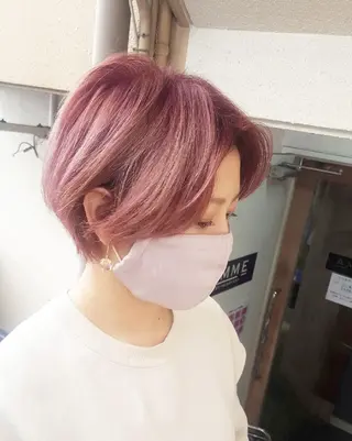 ショート カラー 🔳髪質改善🔳 岡本陽のヘアスタイル