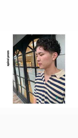 ショート カラー パーマ ヘアアレンジ メンズ キッズ ネイル マツエク・マツパ アイブロウ rewards成城学園前店所属・hiro【沿線で叶う 似合わせhair】のヘアスタイル