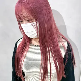 ロング カラー デザインカラー/パー マ🦖外岡咲希🦖のヘアスタイル