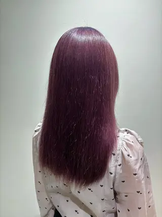 セミロング カラー ducha所属・DUCHA Tomida naoのヘアスタイル