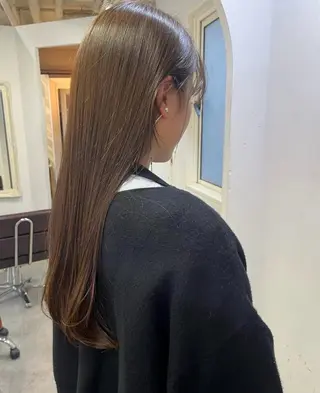 ロング カラー Labyrinth所属・Labyrinth 久場くるみのヘアスタイル