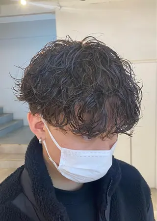 パーマ メンズ 新宿【メンズパーマ】 塩澤太一のヘアスタイル