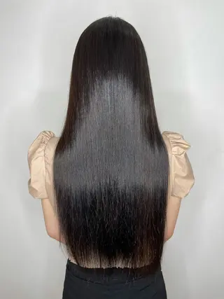 ロング カラー 杉田 一浩のヘアスタイル