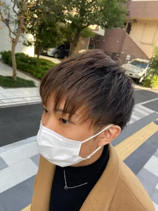 ショート dunhill 斉藤 大樹/メンズカットのヘアスタイル