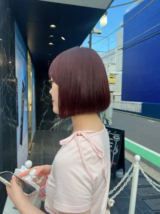 ショート カラー 似合わせヘア🫶🏻 つきいてるみのヘアスタイル