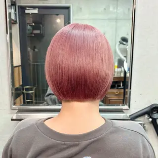 ショート カラー ショートボブ縮毛矯正 髪質改善のプロ山道潤のヘアスタイル