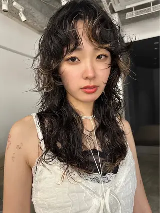 セミロング 💎似合わせカラー 💎石濱俊介のヘアスタイル