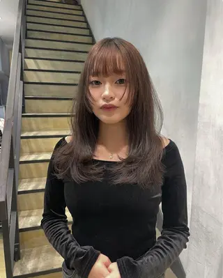 セミロング ミユ/ショート/ カットモデル/名東区のヘアスタイル