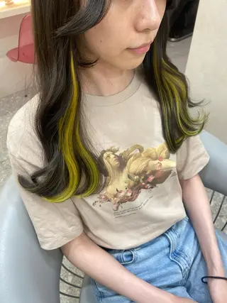 ロング 新宿/韓国ヘア 中明度カラー/かやのヘアスタイル