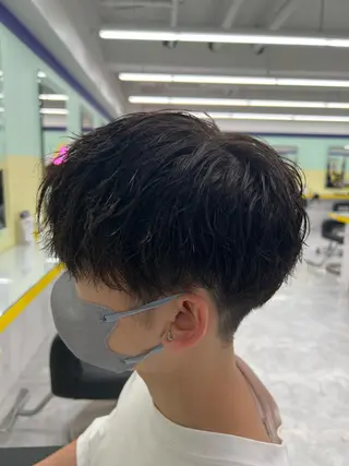 ショート カラー パーマ メンズ 🔷横浜1のパーマ 職人🔷将太郎のヘアスタイル