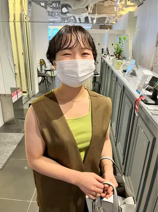 ショート パーマ ショート/パーマ/ カラー/FUKOのヘアスタイル