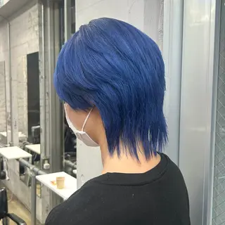 ショート カラー ✨うる艶/ブリーチ✨ 𝓡𝒖𝓷𝐚💋のヘアスタイル