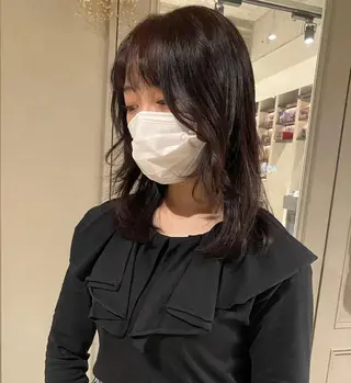 ミディアム カラー 梅原 大和のヘアスタイル