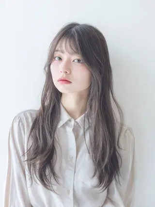 ロング カラー 中村 優太のヘアスタイル