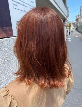 ミディアム カラー ヘアアレンジ niconail 千歳烏山店所属・niconail 🧣ayu 📍烏山のネイルデザイン