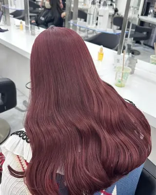 ロング カラー みう/仙台/暖色/ 艶髪/顔周りカット/のヘアスタイル