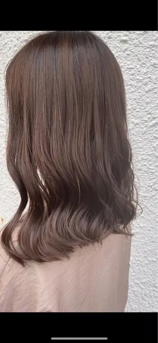 セミロング ブリーチなしWカラー 🎀韓国ヘア/amiのヘアスタイル