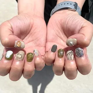 ネイル Sea  nail by emaのネイルデザイン