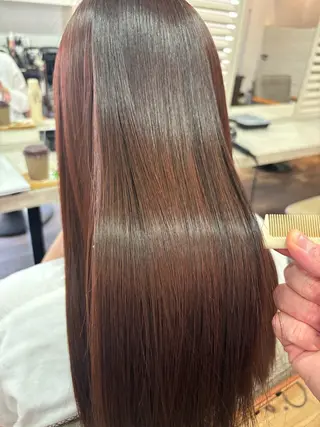 ロング 髪質改善 jewelboxのヘアスタイル