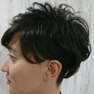 メンズ パーマ Blue-topazos所属・斉藤 啓太のヘアスタイル