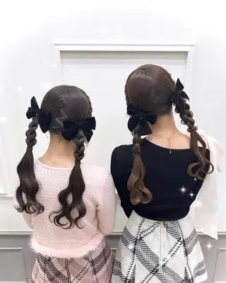 ロング ヘアアレンジ lien ヒジリのヘアスタイル