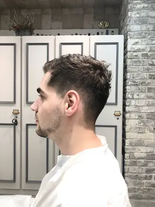 ショート メンズ 新徳 りえのヘアスタイル