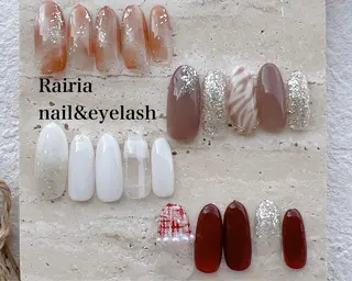 ネイル Rairia   nail所属・屋敷 理奈のネイルデザイン