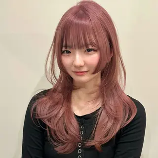 ミディアム 🌹ハッシュカット、 レイヤー韓国ヘア🌹のヘアスタイル