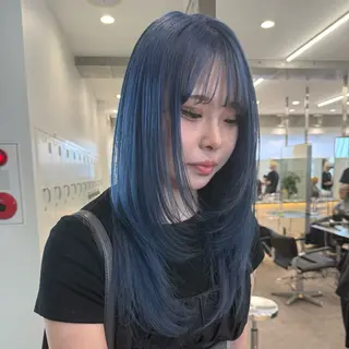 ロング カラー ミルクティーベージュ /sara💛のヘアスタイル