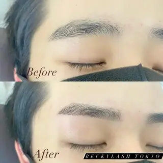 メンズ マツエク・マツパ 太田 BeckyLashのマツエク・マツパデザイン