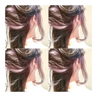 ミディアム カラー パーマ ヘアアレンジ 【ツヤ髪美容師】 ツダケイスケのヘアスタイル