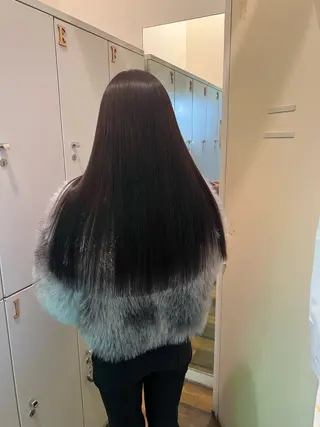 ロング カラー ハイトーンカラー/エ クステ/デザインのヘアスタイル