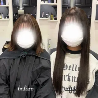 ロング カラー 🦋REISA🦋 エクステ×ハイトーンのヘアスタイル