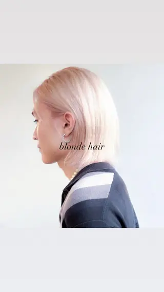 ミディアム カラー 艶カラー🫧 猿渡 響のヘアスタイル