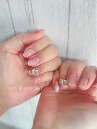 ネイル arm in arm ︎✿Yamamotoのマツエク・マツパデザイン