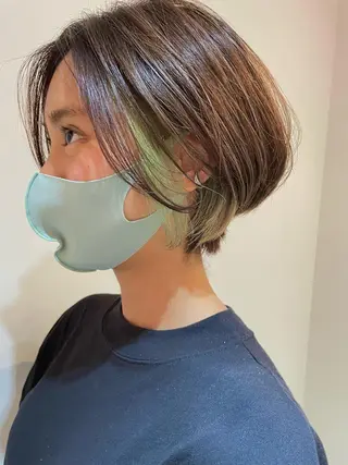 ショート カラー Asti  blanche所属・ショート/ブリーチ mizuki🐋のヘアスタイル